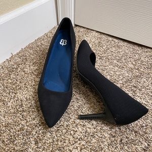 Mile Marker heels Black